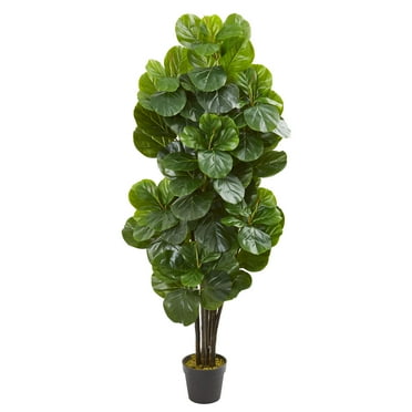 Nearly Natural 5' Fiddle Leaf Fig Artificial Tree