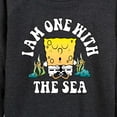 thumbnail image 3 of SpongeBob SquarePants - I'am One With The Sea - Women's Lightweight French Terry Long Sleeve Shirt, 3 of 6