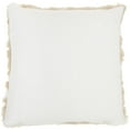 thumbnail image 2 of Nourison Faux Fur 20” x 20” Decorative Pillow Beige, Cozy Faux Angora Rabbit, 2 of 5