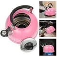 thumbnail image 4 of water kettle Stainless Steel Whistling Tea Kettle - Pink (7.87X7.48X7.28Inch), 4 of 10
