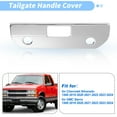 thumbnail image 2 of Cubierta del Mango del Portón Trasero Unique Bargains para Chevrolet Silverado 1500 2019-2024 para GMC Sierra 1500 2019-2024 Cubierta del Mango Trasero Cubierta de Recorte del Mango del Portón Cromada, 2 of 7