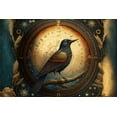 thumbnail image 2 of Cosmic Wings - Astrology Bird Canvas Wall Art, 2 of 2