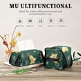 thumbnail image 7 of Holiday Bells Tissue Box Cover Leather Square Rectangle Tissue Box Holder for Bathroom Living Room Desk Office Decor, 7 of 7