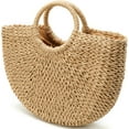 thumbnail image 3 of Kukuzhu Straw Beach Bag Large Woven Straw Bag Handbag Women's Woven Tote Bag Summer Beach Tote with Tassel for Travel, 3 of 7