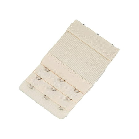 

EHTMSAK 2 Pack Womens Bra Extender 3 Hook Soft Stretchy Adjustable Bra Extension Complexion One Size