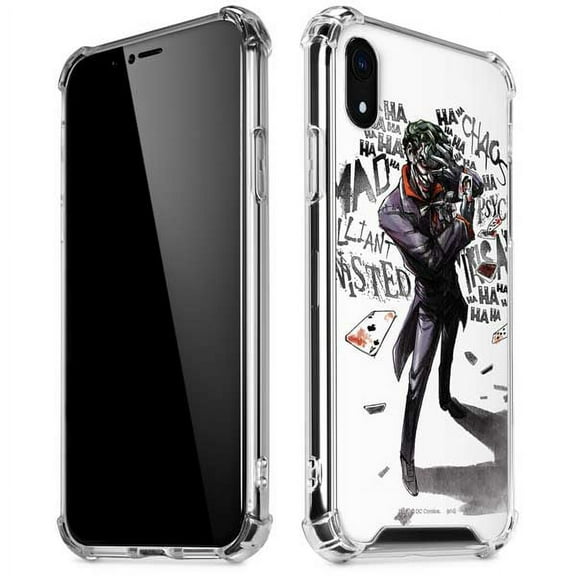 Skinit DC Comics Brilliantly Twisted - The Joker iPhone XR Clear Case