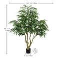 thumbnail image 2 of 7FT Artificial willow Tree, Indoor Faux slik Greenery Plant for Home, Apartment, or Office Decoration, 1pc/set, 2 of 13