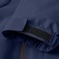 thumbnail image 4 of Men Lightweight Windbreaker Rain Jacket Detachable Hood Waterproof Softshell Hiking Fishing Activewear Insulated, 4 of 7