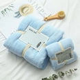 thumbnail image 2 of EUDIDV Soft Towel Absorbent Towel Cotton 2 In 1 Bath Towel And Face Towel Soft-Bath Towels Set OF Large Towel, 2 of 2