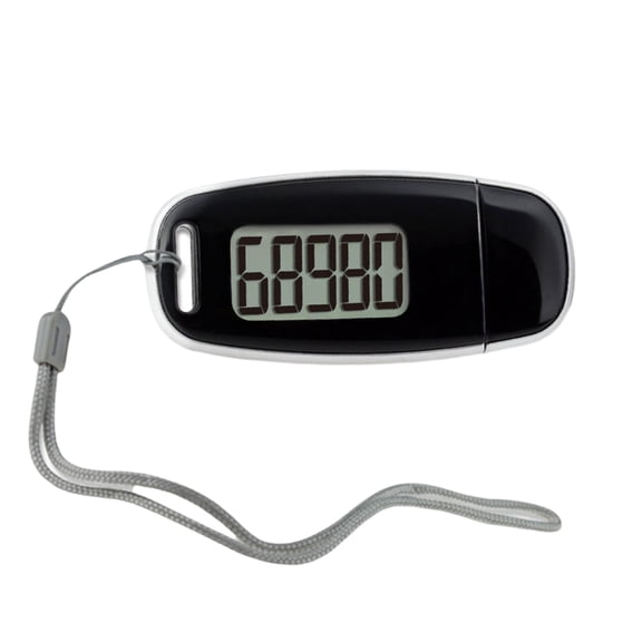 Small Digital Pedometers Accurate Fitness Trackers with Clip and Lanyard Simple Step Counter Walking 3D Pedometers