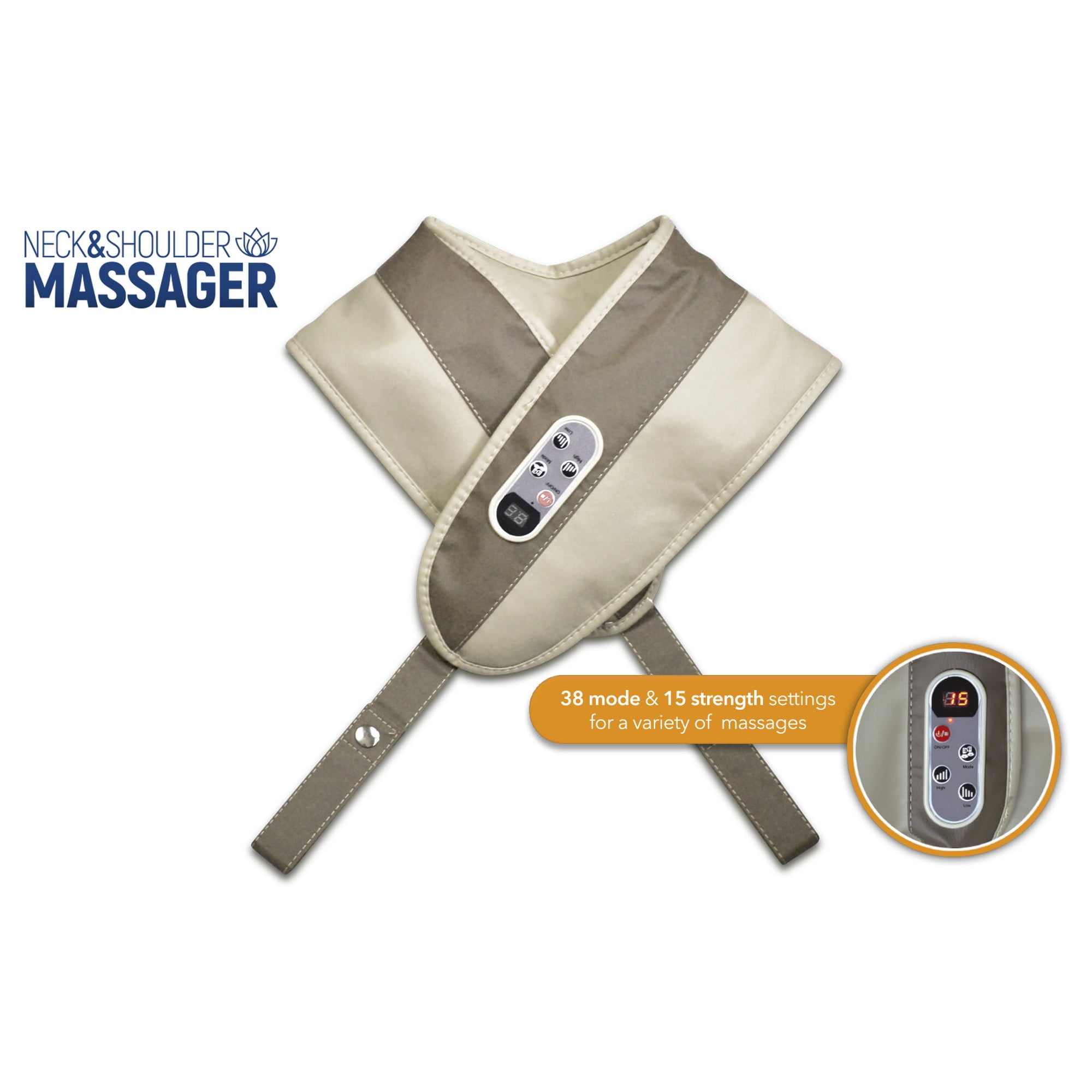 Eternal Neck Back and Cervical Massager | Percussive Massager with Soft and Deep Kneading Massage Ideal for Neck, Back, Shoulder, Feet