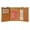 Tan, variant on RFID Genuine Leather Trifold ID Card Holder Wallet RFID 1145 (C)