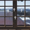 thumbnail image 1 of IDEANATEGRATE 50Ud Sol Catcher Acrílico Transparente Para Con Motivo De Cruz Cristiana Y Religioso, 1 of 7