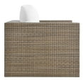 thumbnail image 5 of Modway Convene 4-Piece Outdoor Patio Furniture Set in Cappuccino White, 5 of 10
