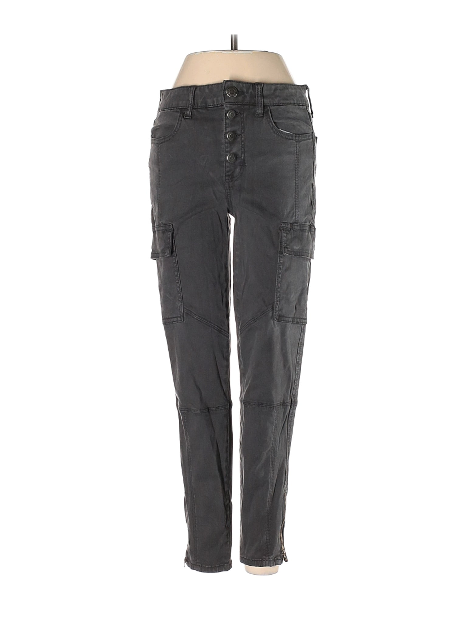 american eagle cargo pants black