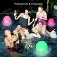 thumbnail image 3 of Pool Decoration LED Light 16 Colors Luminous Beach Ball, Glow in The Dark Beach Balls for Pool with Remote Control, Pool Beach Decorations for Adult Kid, IP68 Waterproof, 3 of 9