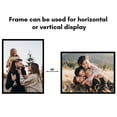thumbnail image 3 of Americanflat 19x25 Poster Frame with Polished Plexiglass Streamline Collection Thin Border Wall - Black, 3 of 8