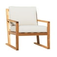 thumbnail image 6 of Pemberly Row Modern Slat Back Solid Wood Club Chair - Natural, 6 of 7