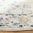thumbnail image 3 of SAFAVIEH Madison Kirsteen Floral Bordered Area Rug, Light Grey/Fuchsia, 6'7" x 6'7" Round, 3 of 7