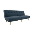 thumbnail image 4 of Novogratz Palm Springs Split Futon, Blue Linen, 4 of 23