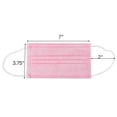 thumbnail image 2 of Disposable 3-Ply Face Masks with Elastic Earloops: 10CT, 2 of 11