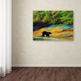 thumbnail image 3 of Trademark Fine Art 'Beach Lunch Black Bear' Canvas Art by Marion Rose, 3 of 3