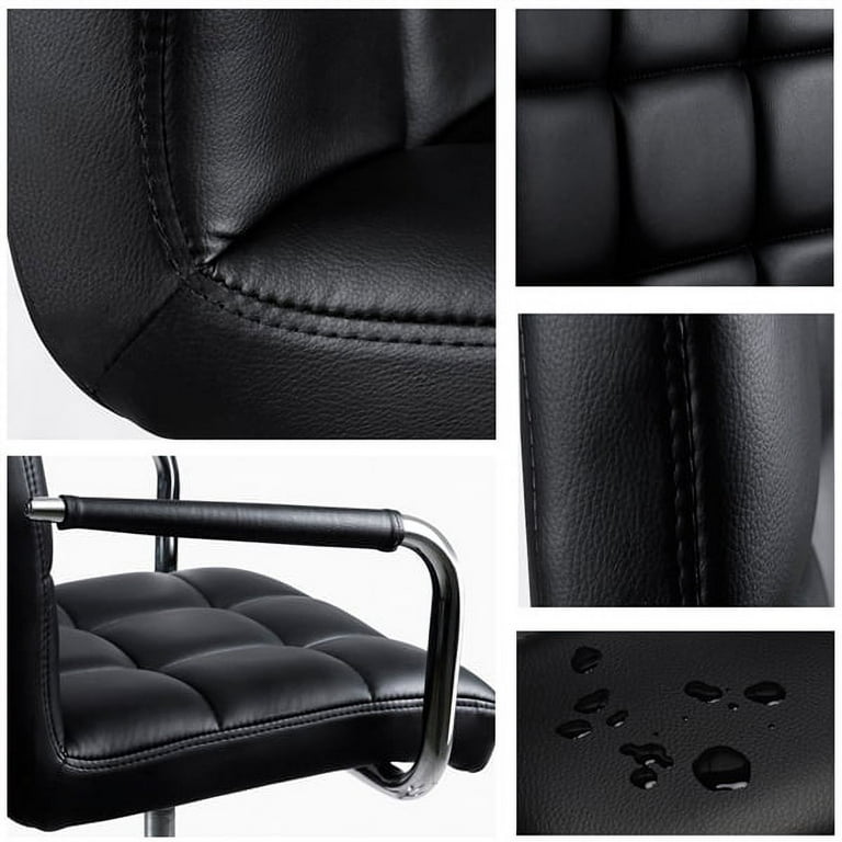 Yaheetech Modern Height Adjustable PU Leather Office Chair