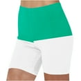 thumbnail image 3 of YOIAVAIOY Slip Shorts for Women Under Dress Soft Stretch Workout Yoga Shorts Color Block Fitness Sport Leggings for Spring Summer Mint Green XXXL, 3 of 6