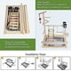 thumbnail image 3 of Parque infantil, pájaro de juguete, loro, parque infantil, jaula para loros, accesorios con taza de alimentación, escalera, columpio para loros, soporte de juego, 3 of 5