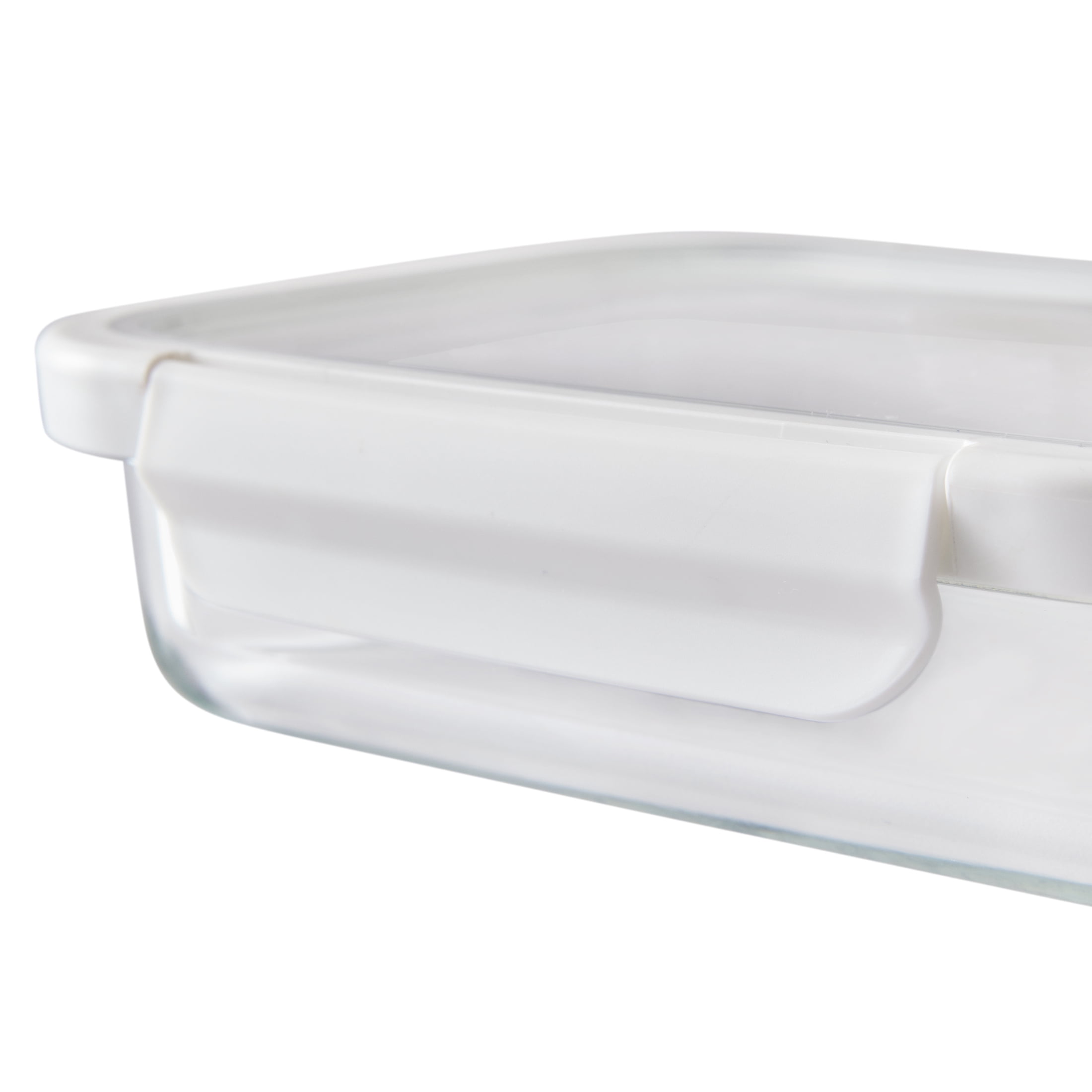 Better Homes & Gardens 2.3Cup Rectangle Glass Food Storage Container with Tritan Lid. Set of 5, 10 Pieces, Designed to Help with Pantry Storage and Everyday Organization