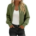 thumbnail image 5 of Neewe Womens Jacket Coat Casual Stand Collar Zip Up Lightweight Fall Fashion Jackets Outfits S-XXL, 5 of 9