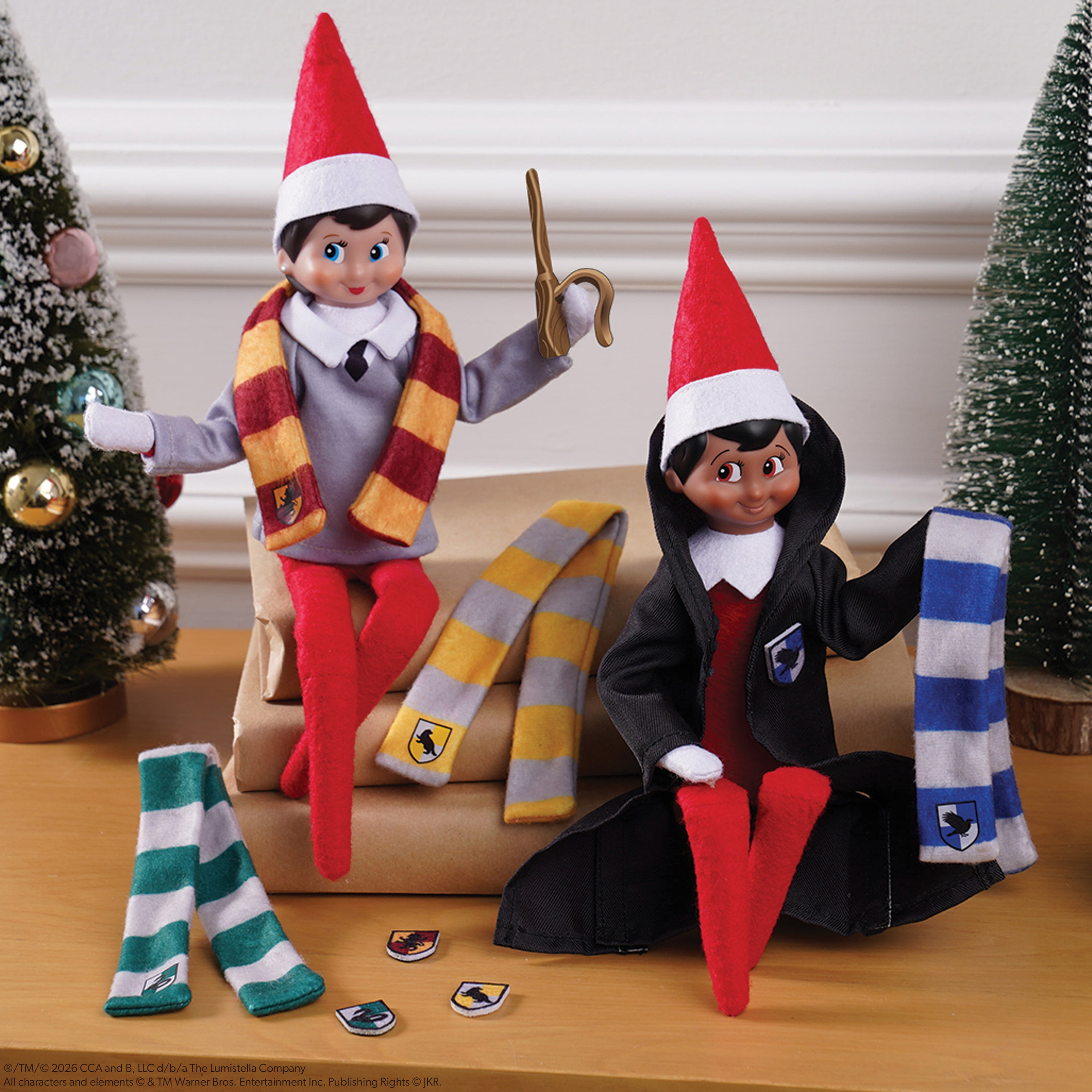 The Elf on the Shelf Harry Potter Hogwarts House Robe and Accessory Set - Scout Elf Not Included