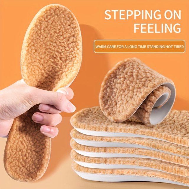 Plantillas térmicas de látex de 3 pares, gruesas, suaves y cómodas, para hombres y mujeres, con calefacción propia para calzado deportivo de invierno.