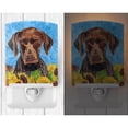 thumbnail image 2 of German Shorthaired Pointer Flowers Ceramic Night Light, 2 of 2