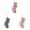 Mixed-3pc, variant on 2 Pcs Red Stripe Christmas Stockings 18" Large Xmas Stocking Vintage Hanging Xmas Stocking Decorations, Polyester Fabric, for Fireplace, Mantle, Holiday, Xmas Tree, Farmhouse Decors