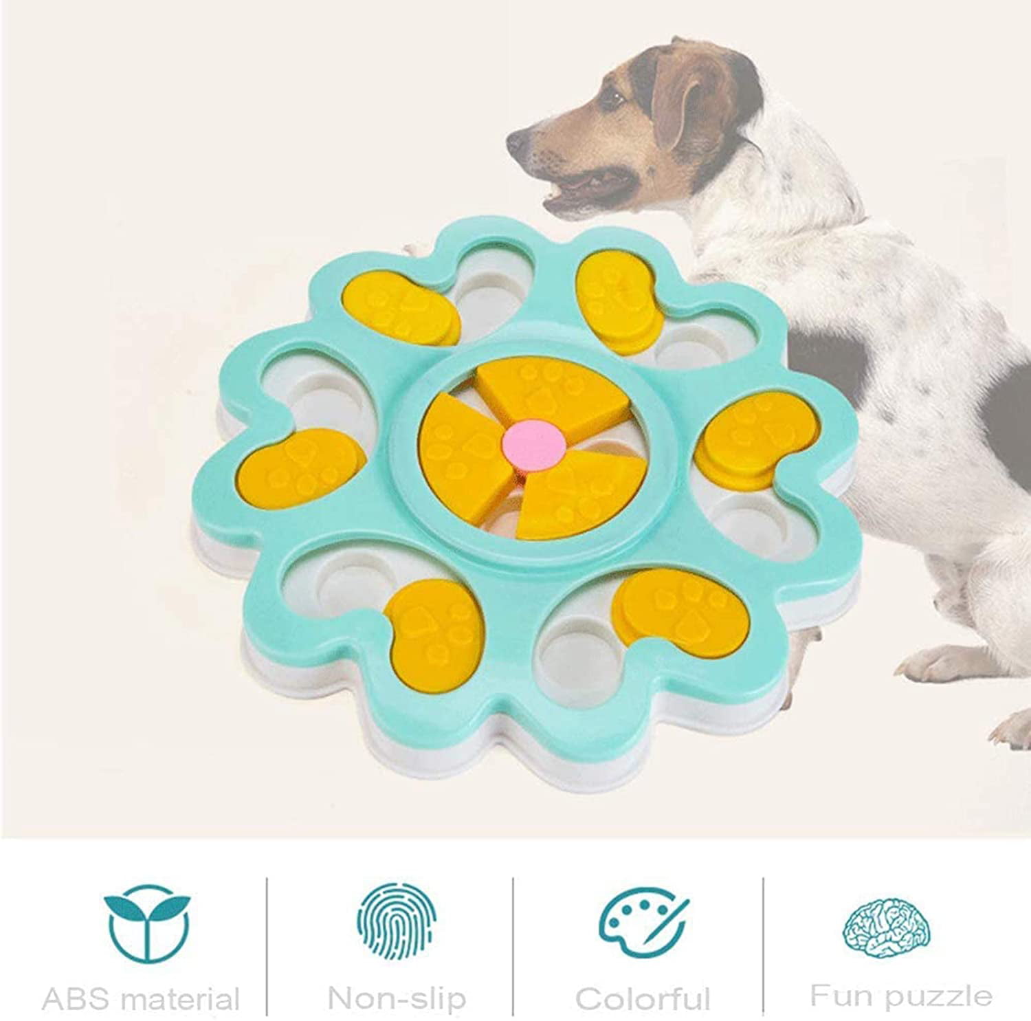 Benepaw Dog Puzzle Toys IQ Training Brain Stimulating Slow Feeding Pet Toy  Interactive For Small Medium Large Dogs Puppy Treat
