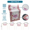 thumbnail image 6 of Mother's Day Table Runner 72 Inches, Spring Watercolor Flowers Purple Love Heart Bed Runner Dresser Scarves Tabletop for Indoor Outdoor Parties/Ceremony/Banquet, 18" x 72", 6 of 9