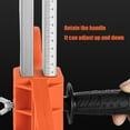 thumbnail image 3 of Durable Fixing Manual Gypsum Board Cutter Adjustable Hand Push Drywall Cutting Tool Double Handle with Stainless Steel Ruler, 3 of 5
