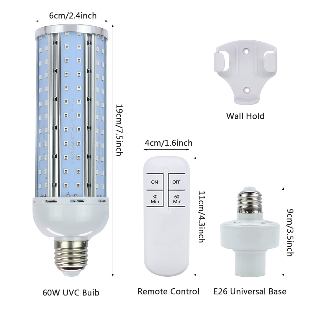 Kepooman uv light, Peroptimist Ultraviolet Disinfection Lamp with Wireless Remote Control, germicidal bulb for Hotel Household Kepooman uv light, Peroptimist Ultraviolet Disinfection Lamp with Wireless Remote Control, germicidal bulb for Hotel Household