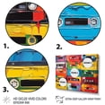 thumbnail image 3 of Designart "Cassette Tapes Retro flow V" Music Floater Framed Canvas Art Print, 3 of 7