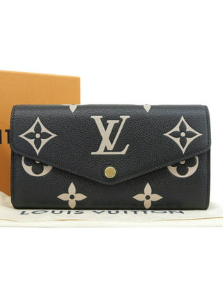 Louis Vuitton Monogram Bifold Long Sarah Wallet Porte Tresor 130lvs76