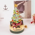 thumbnail image 1 of 2024 nuevos productos spot árbol de navidad bloques de construcción caja de música giratoria familia juegos de escritorio versión caja ciega juguetes de regalo de navidad, 1 of 2