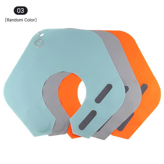 Capa de cuello de permanente de corte de tinte de cabello profesional impermeable de silicona escudo de cuello chal de corte de pelo para teñir Gao Jinjia LED