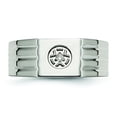 thumbnail image 4 of Stainless Steel Polished with CZ Ring 9 Size, 4 of 6