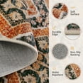 thumbnail image 4 of KoshiMe 6'x9' Area Rugs for Living Room, Machine Washable Rugs Non-Slip, Low Pile Soft Print Pattern Western Rug for Bedroom, Dining Room, Office, Orange, 4 of 9