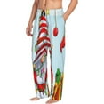 thumbnail image 2 of Balery Funny Christmas Gnome print Men's Pajama Pants,Ultra Lightweight Pjs,Lounge Pant-Large, 2 of 9