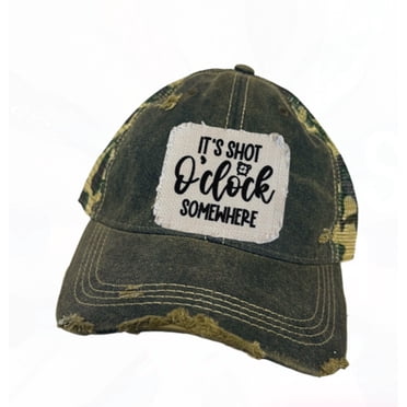 It's SHOT O'clock Somewhere Trucker Hat