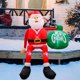 thumbnail image 4 of Adorno inflable navideño de Papá , decoración para fiestas, decoración al libre, accesorios de fotos para techo, patio, exterior, 4 of 8