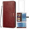 thumbnail image 1 of Mobile Phone Cover for Samsung J3 2017 / J3 2018, Cover Premium Pu Leather Tpu Flip Cover Magnetic Closure Card Compartment Stand Function Wallet with Lanyard Protective Cover, 1 of 7