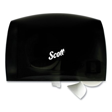 Scott Essential Coreless Jumbo Roll Tissue Dispenser  14.25 x 6 x 9.7  Black -KCC09602